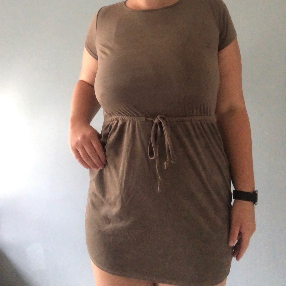 Tan dress